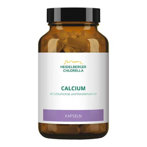 HEIDELBERGER CHLORELLA® Calcium als Calciumcitrat und Korallencalcium Kapseln (120 Kapseln)